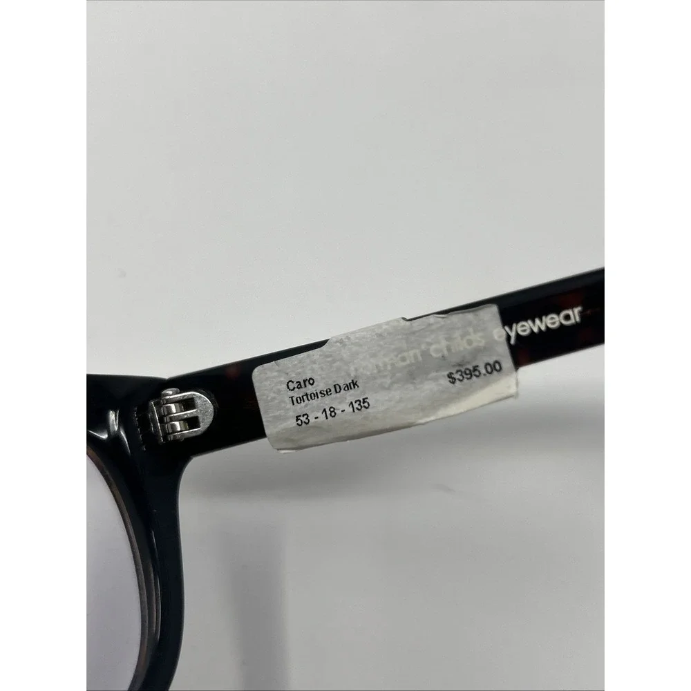 NWT Norman Childs CARO Eyeglasses 53-18-135 Adult Tortoise Dark Frames